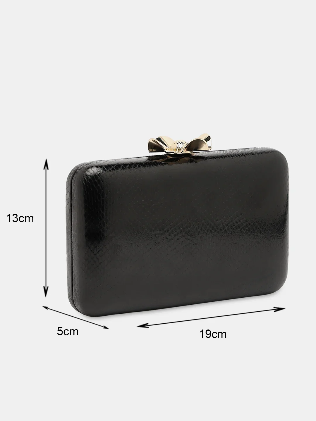 Caprese Guby Small Black Clutch - Image 12