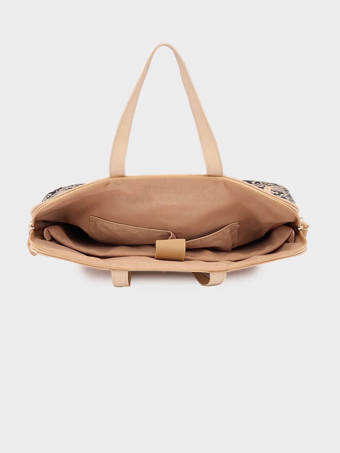 Caprese Gypsy Large Beige Laptop Bag - Image 10