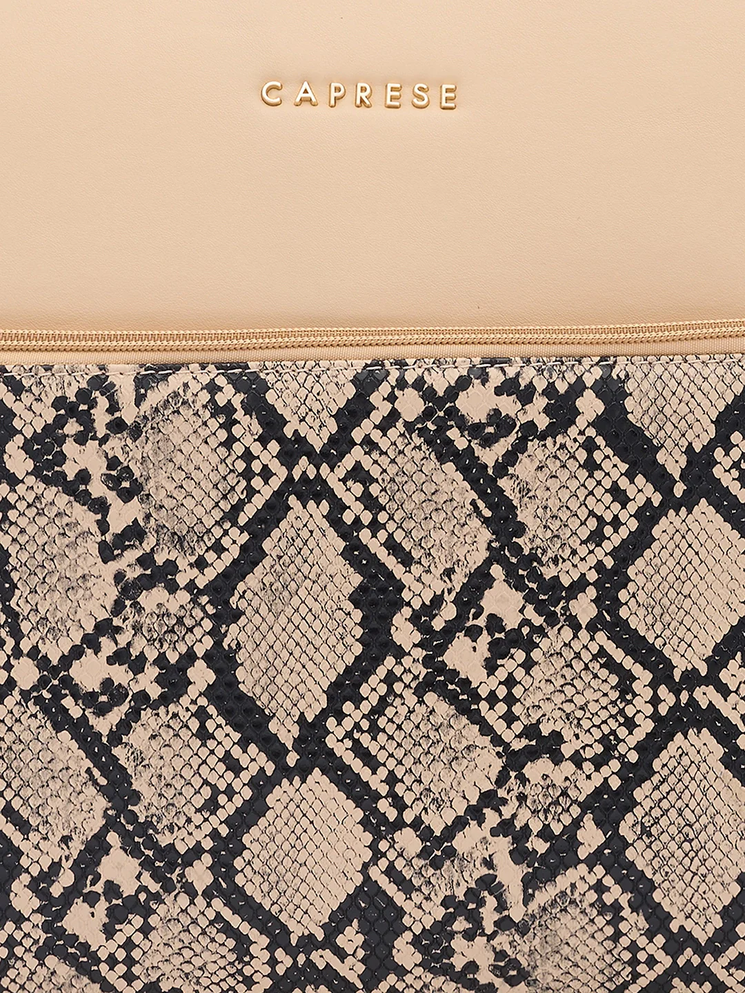 Caprese Gypsy Large Beige Laptop Bag - Image 11