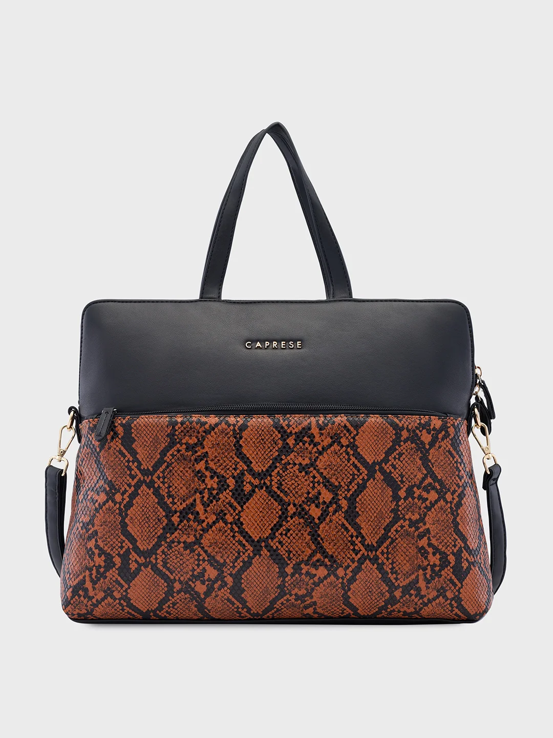 Caprese Gypsy Large Black Laptop Bag