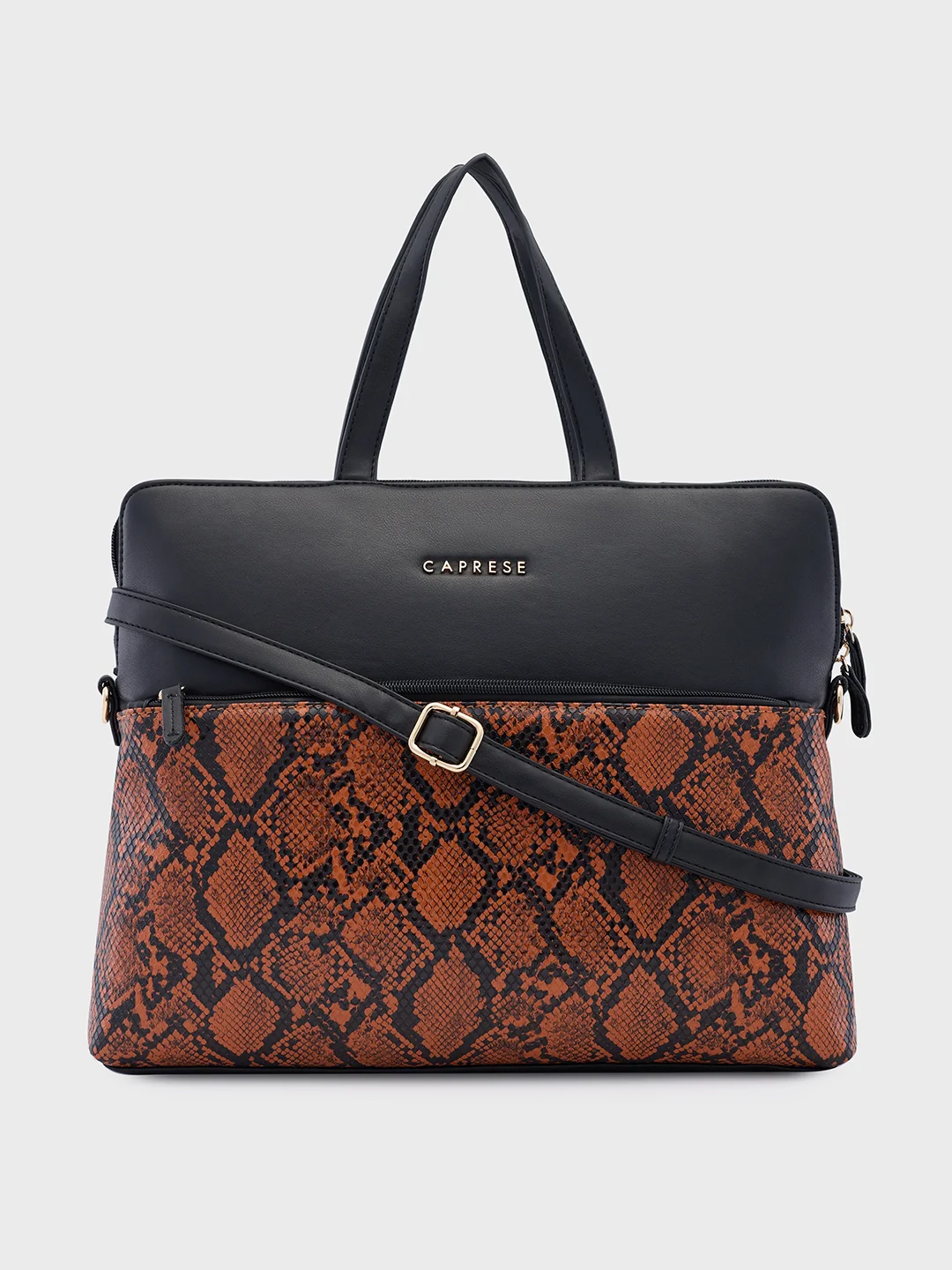 Caprese Gypsy Large Black Laptop Bag - Image 14