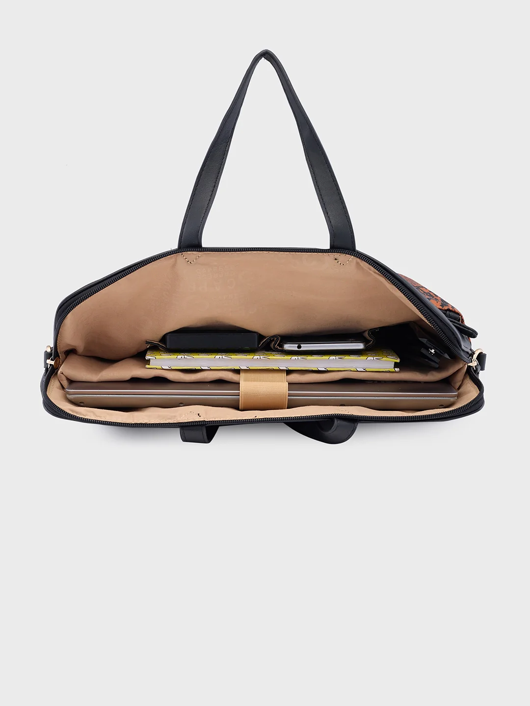 Caprese Gypsy Large Black Laptop Bag - Image 9