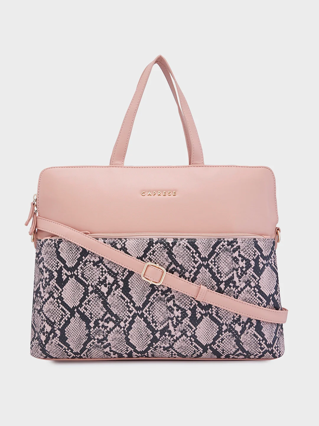 Caprese Gypsy Large Light Pink Laptop Bag - Image 14