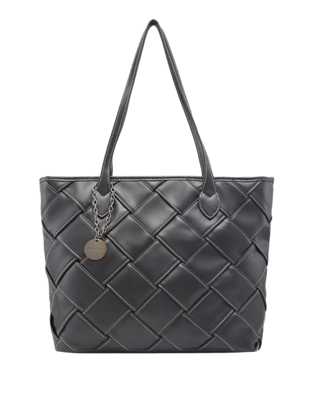 Caprese Gypsy Medium Black Tote Bag