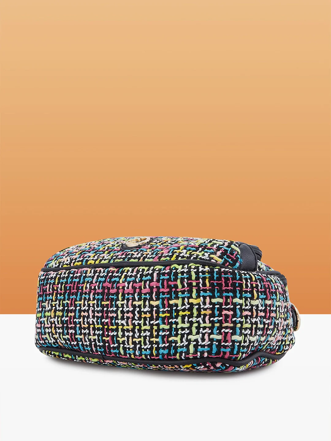 Caprese Harmonee Small Black Sling Bag - Image 8