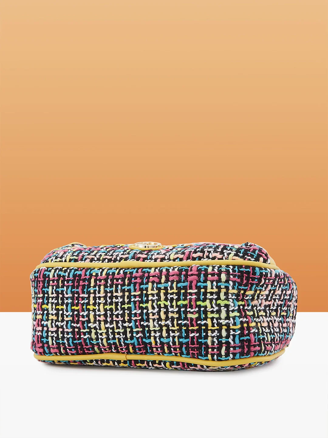 Caprese Harmonee Small Yellow Sling Bag - Image 8
