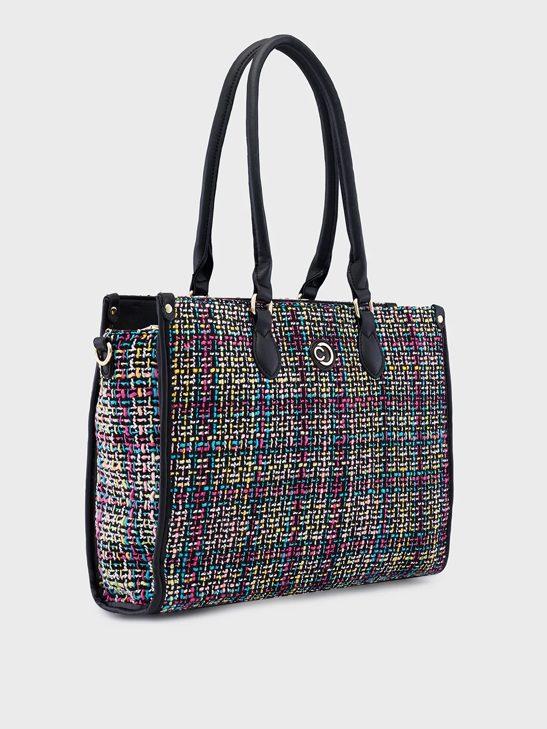 Caprese Harmonee Large Black Tote Bag - Image 3