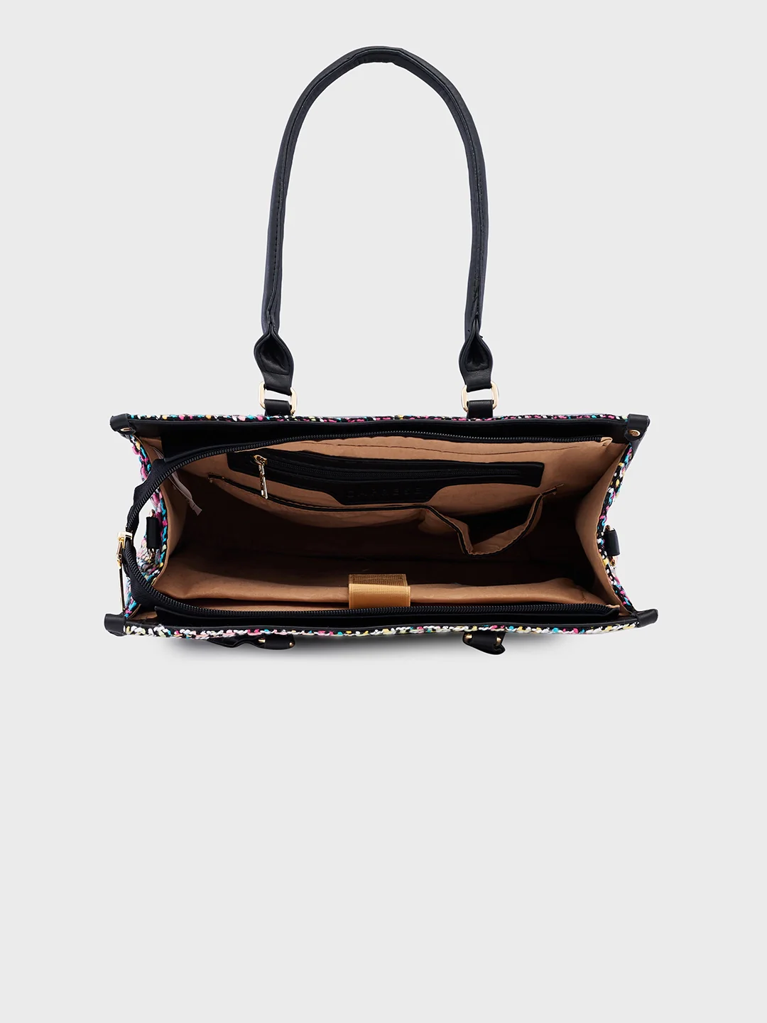 Caprese Harmonee Large Black Tote Bag - Image 6
