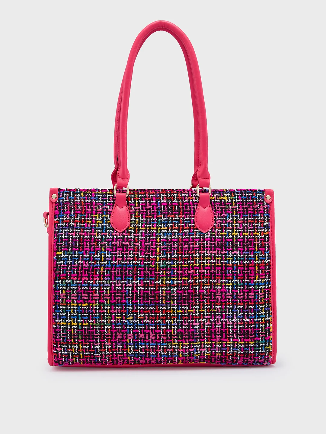 Caprese Harmonee Large Fuchsia Tote Bag - Image 4