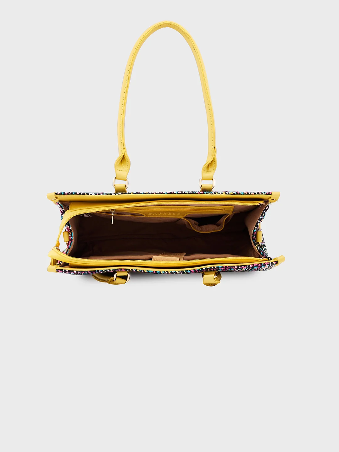 Caprese Harmonee Large Yellow Tote Bag - Image 10