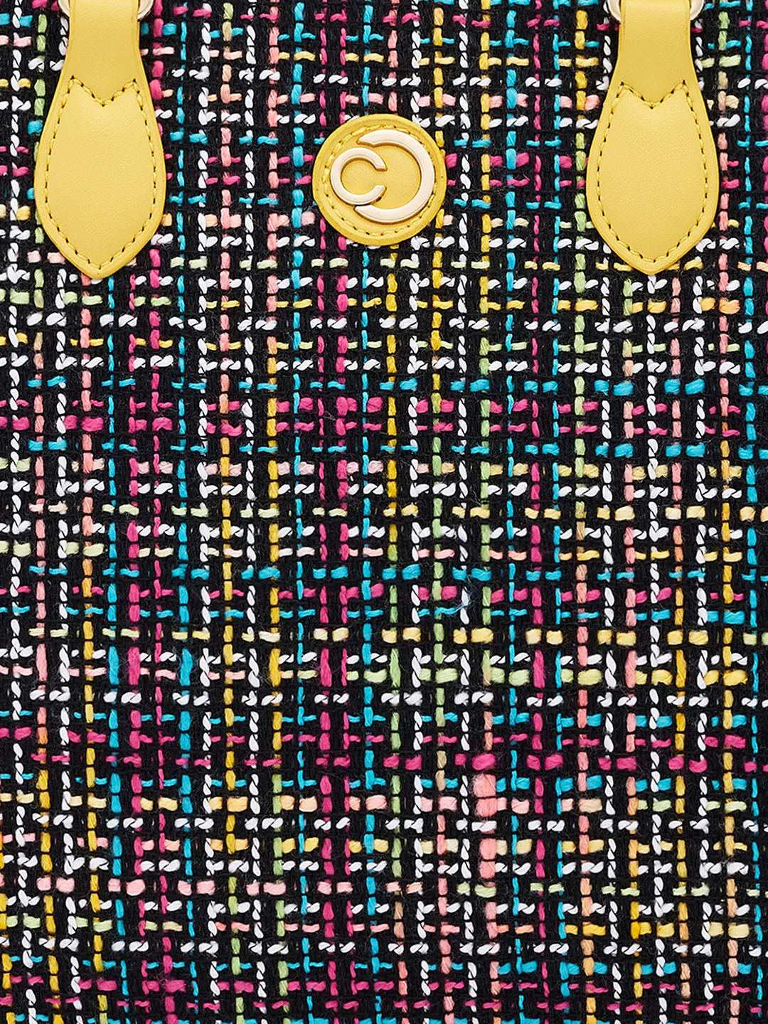 Caprese Harmonee Large Yellow Tote Bag - Image 11