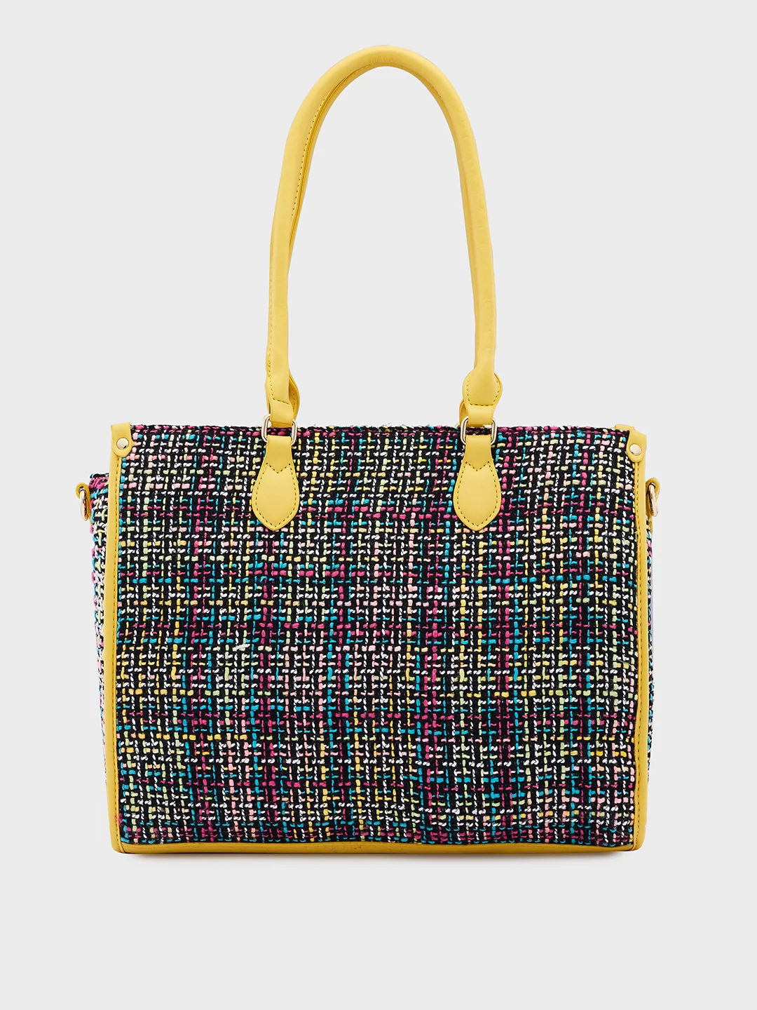 Caprese Harmonee Large Yellow Tote Bag - Image 4