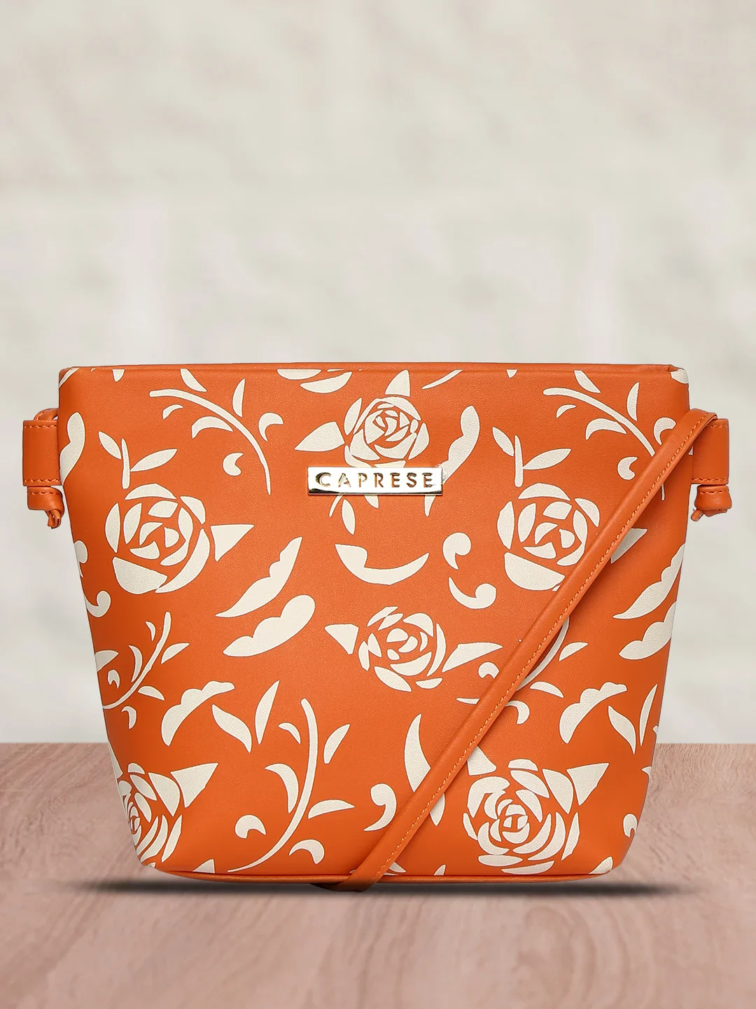 Caprese Harvey Small Burnt Orange Sling Bag