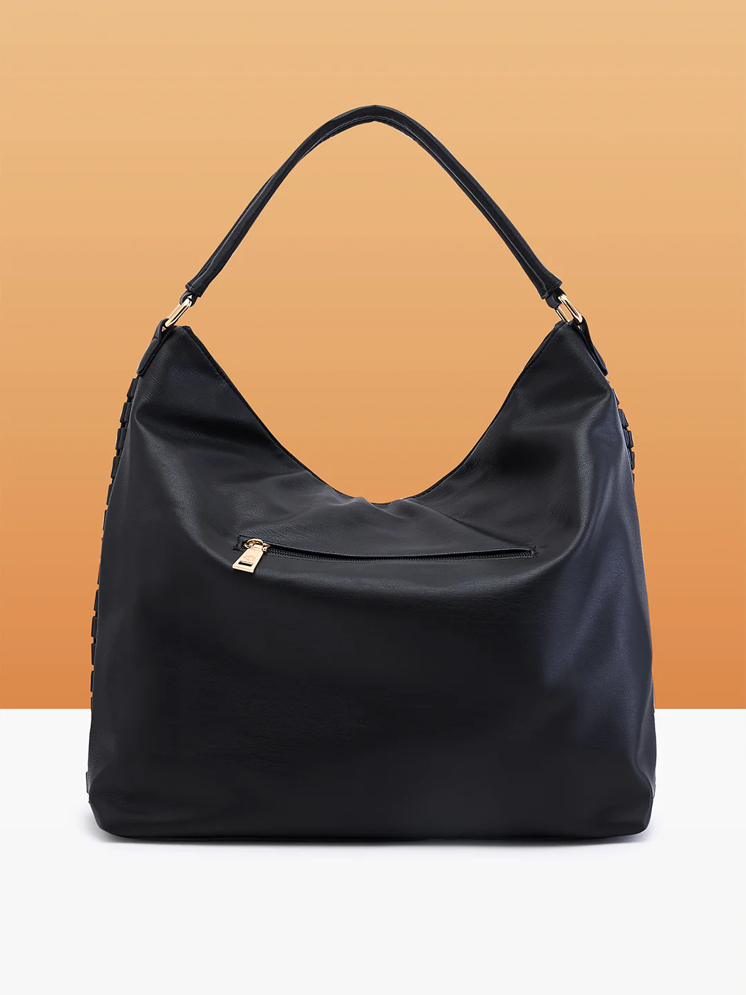 Caprese Havana Large Black Satchel Bag - Image 4