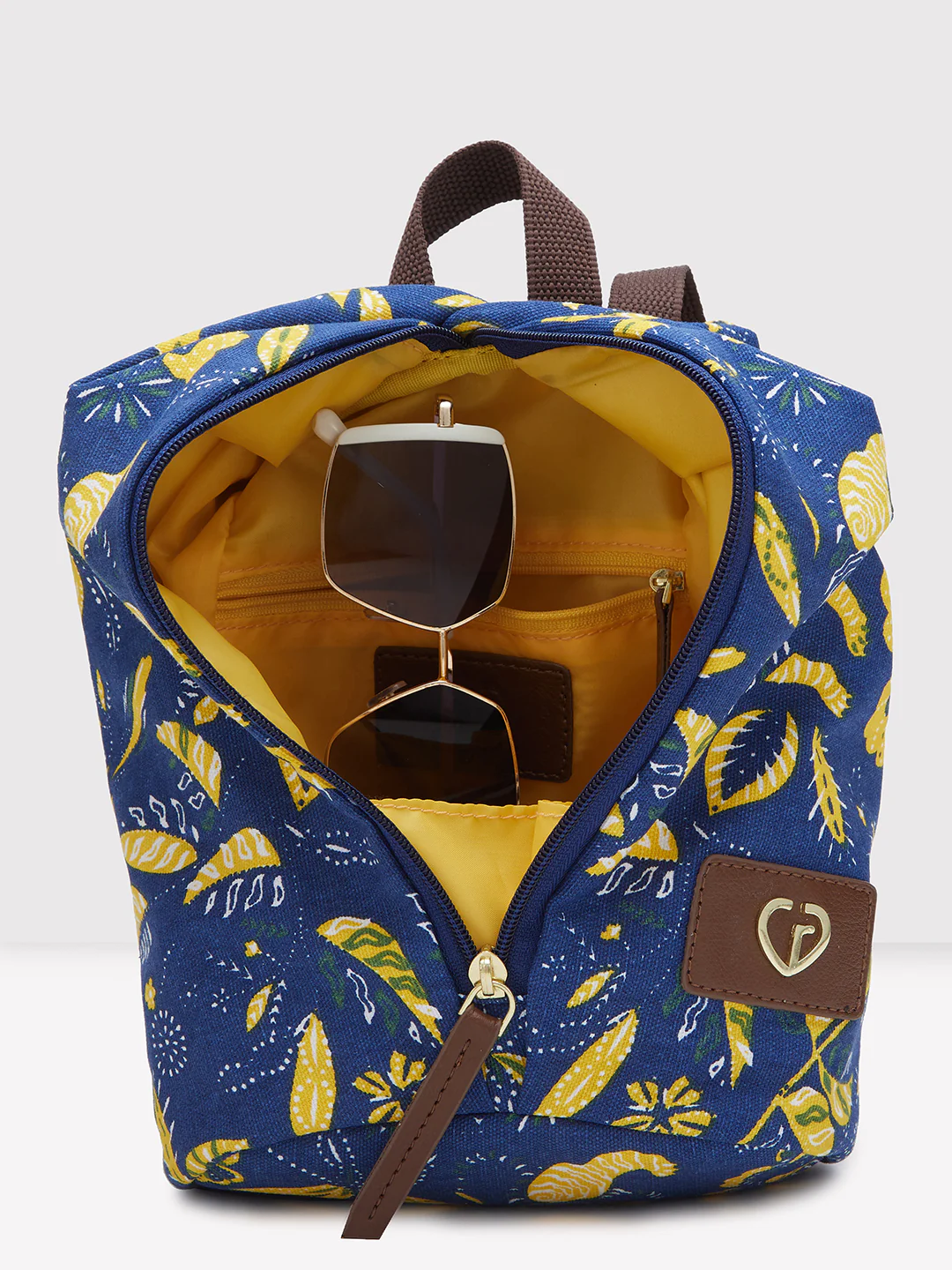 Caprese Hazel Small Blue Backpack - Image 7
