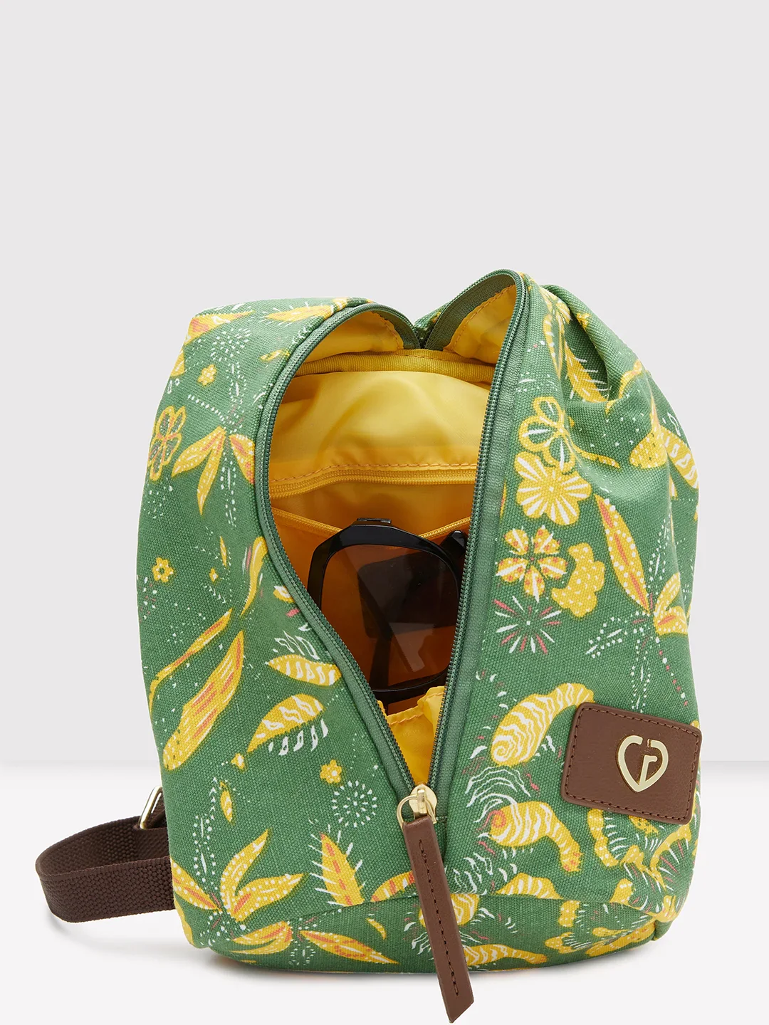 Caprese Hazel Small Olive Backpack - Image 6