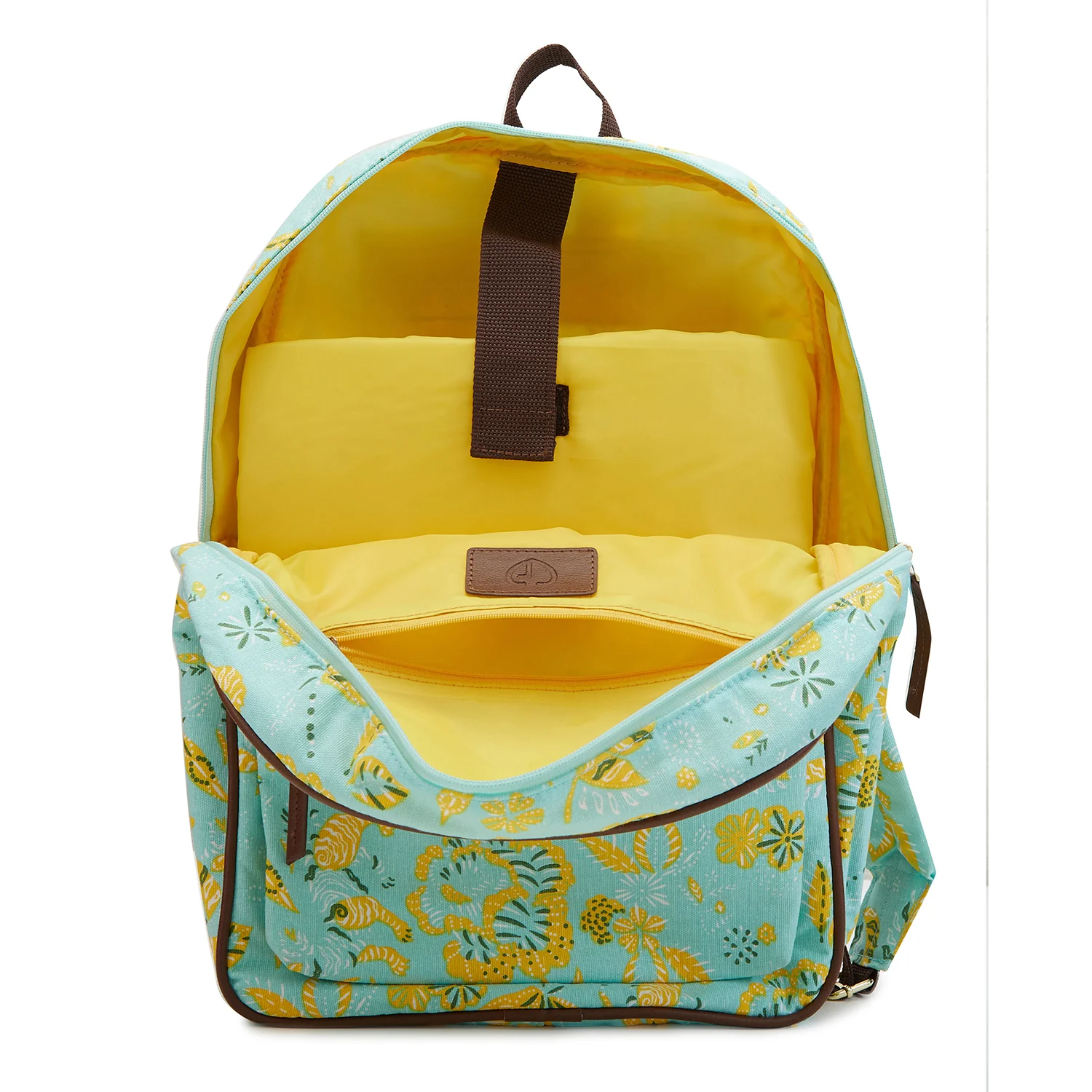 Caprese Hazel Large Aqua Laptop Backpack - Image 5