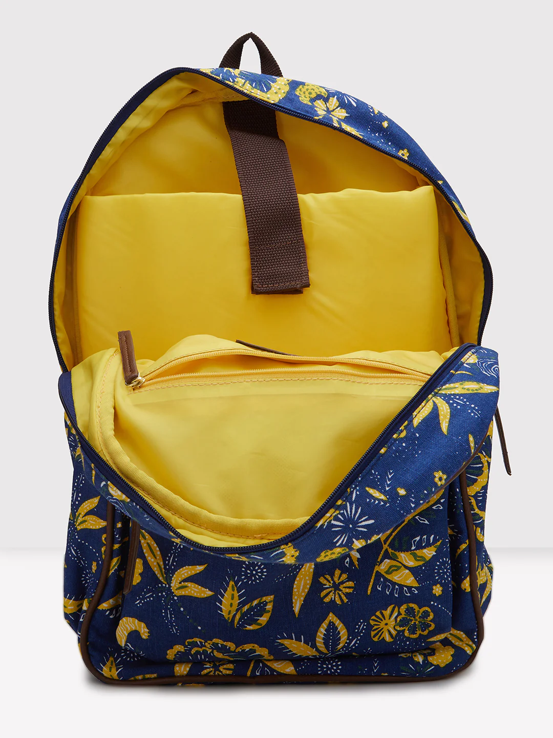 Caprese Hazel Large Blue Laptop Backpack - Image 8