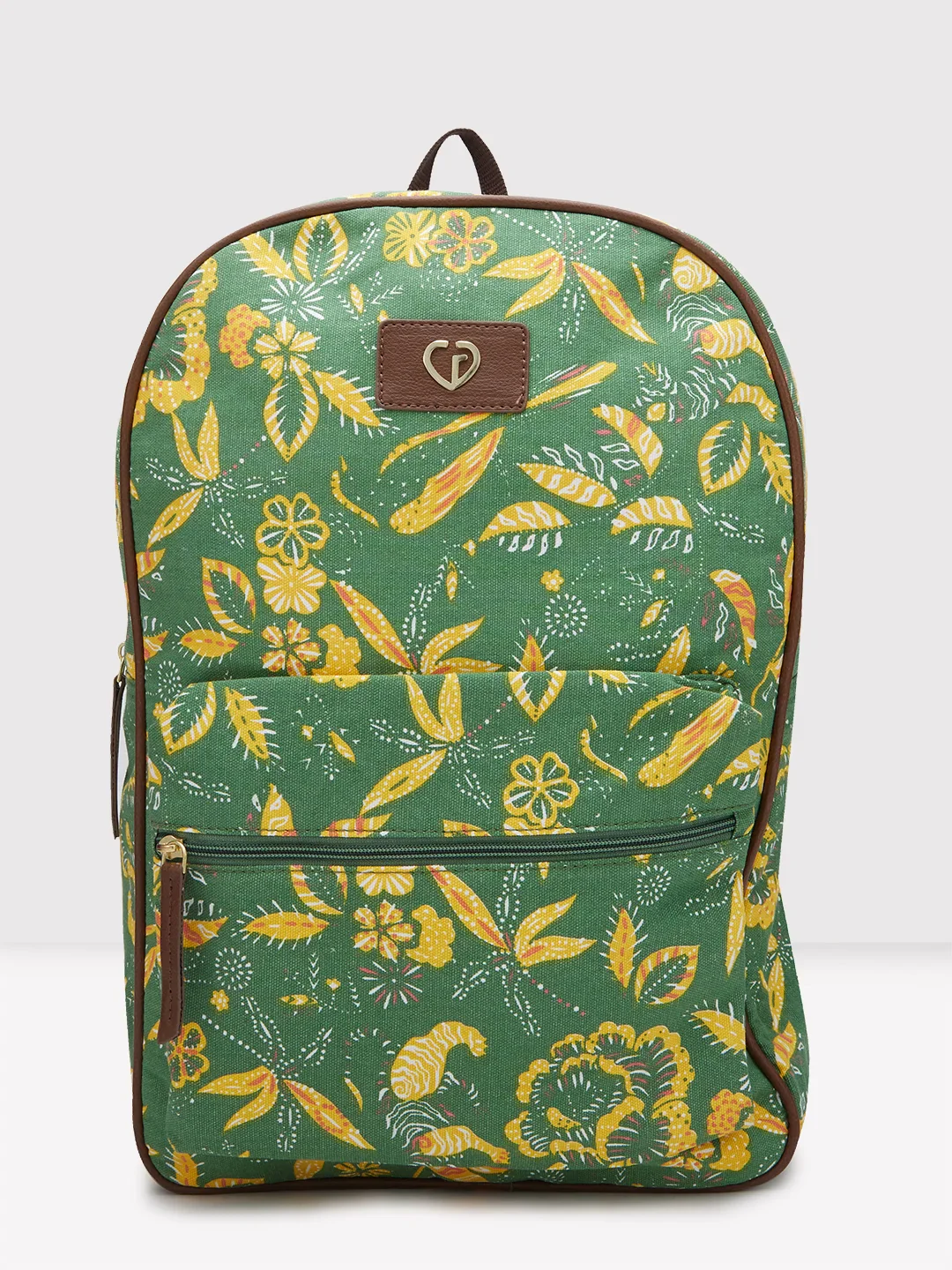 Caprese Hazel Large Olive Laptop Backpack - Image 3