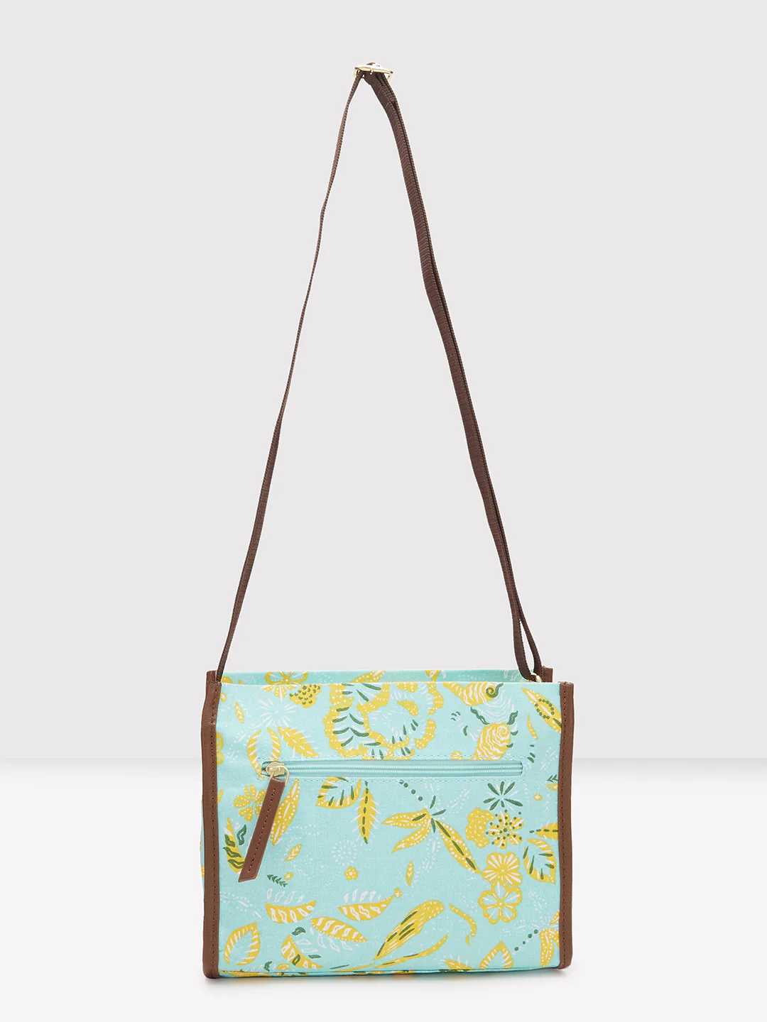 Caprese Hazel Medium Aqua Sling Bag - Image 4