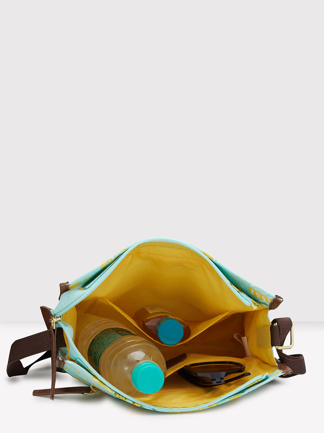 Caprese Hazel Medium Aqua Sling Bag - Image 7