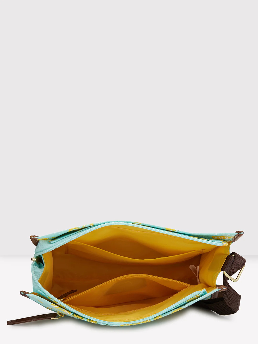 Caprese Hazel Medium Aqua Sling Bag - Image 8