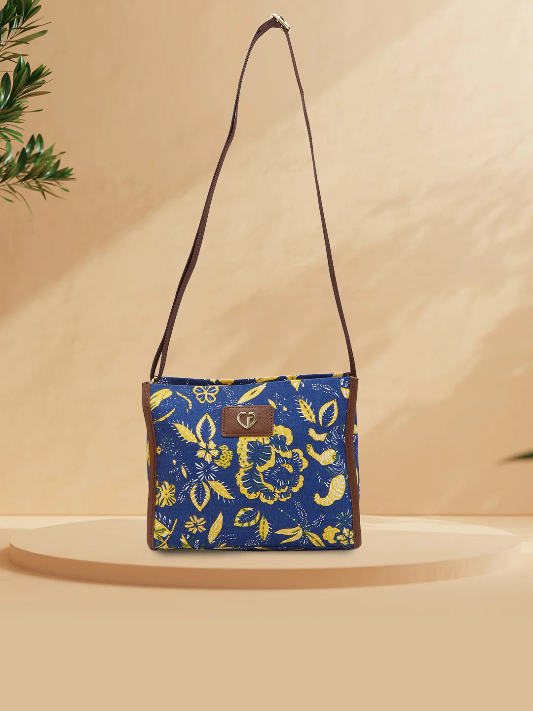 Caprese Hazel Medium Blue Sling Bag - Image 2