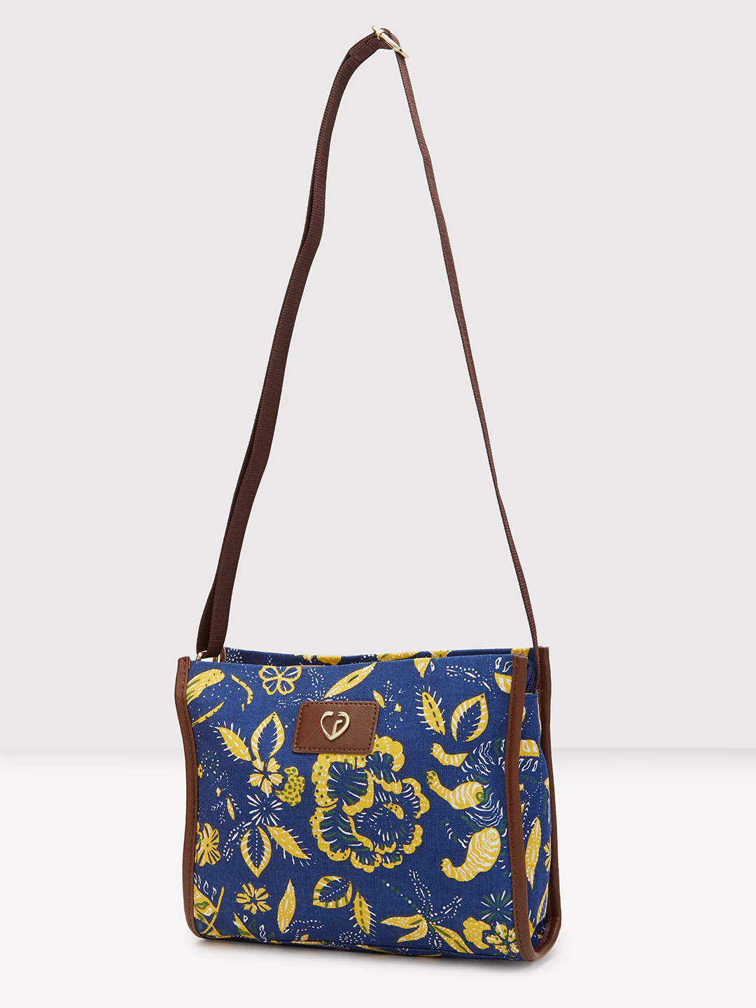 Caprese Hazel Medium Blue Sling Bag - Image 5