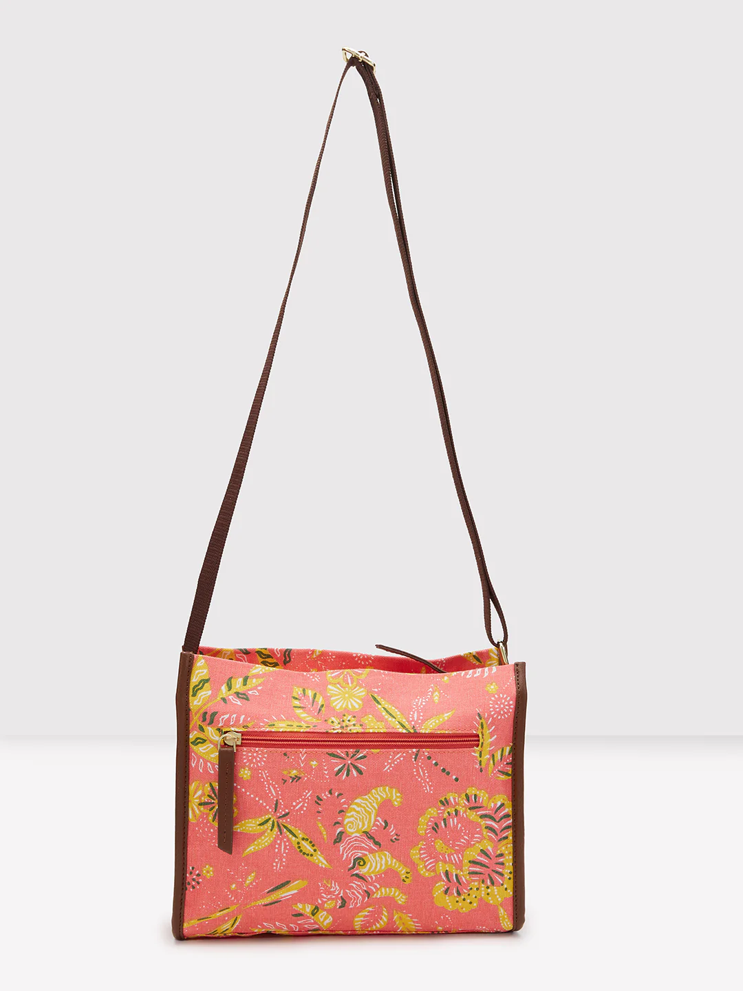Caprese Hazel Medium Coral Sling Bag - Image 4