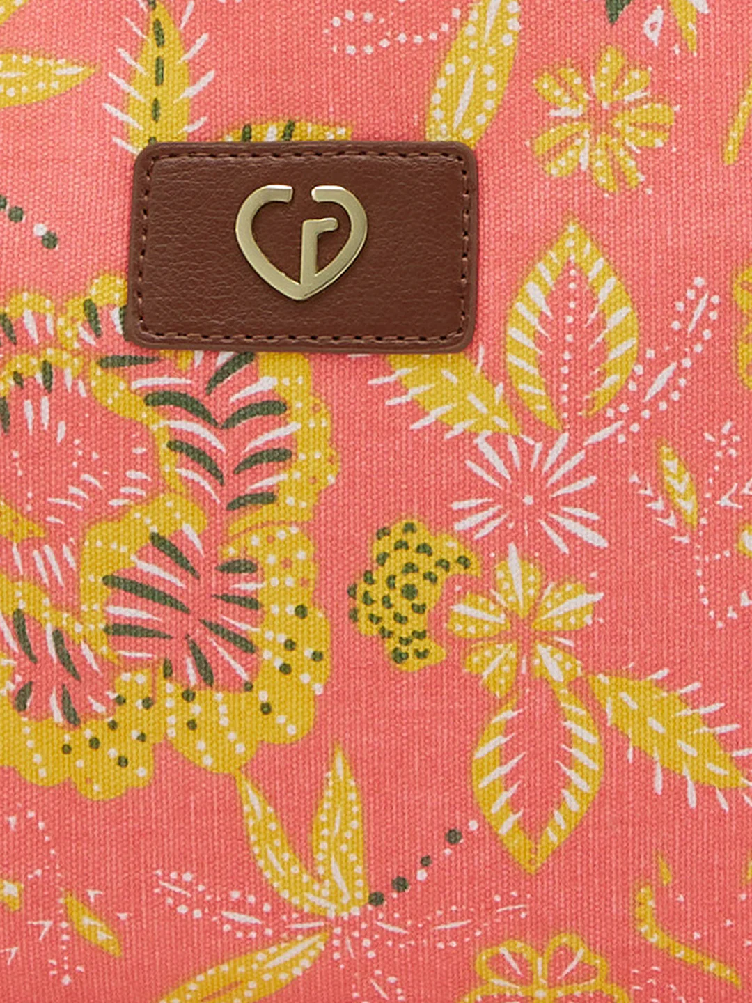 Caprese Hazel Medium Coral Sling Bag - Image 9