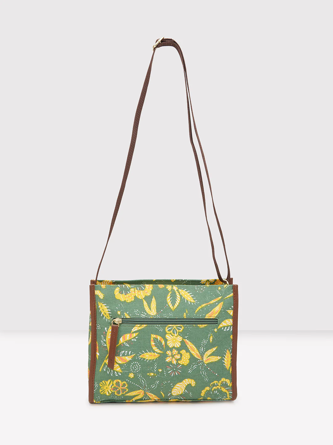 Caprese Hazel Medium Olive Sling Bag - Image 4
