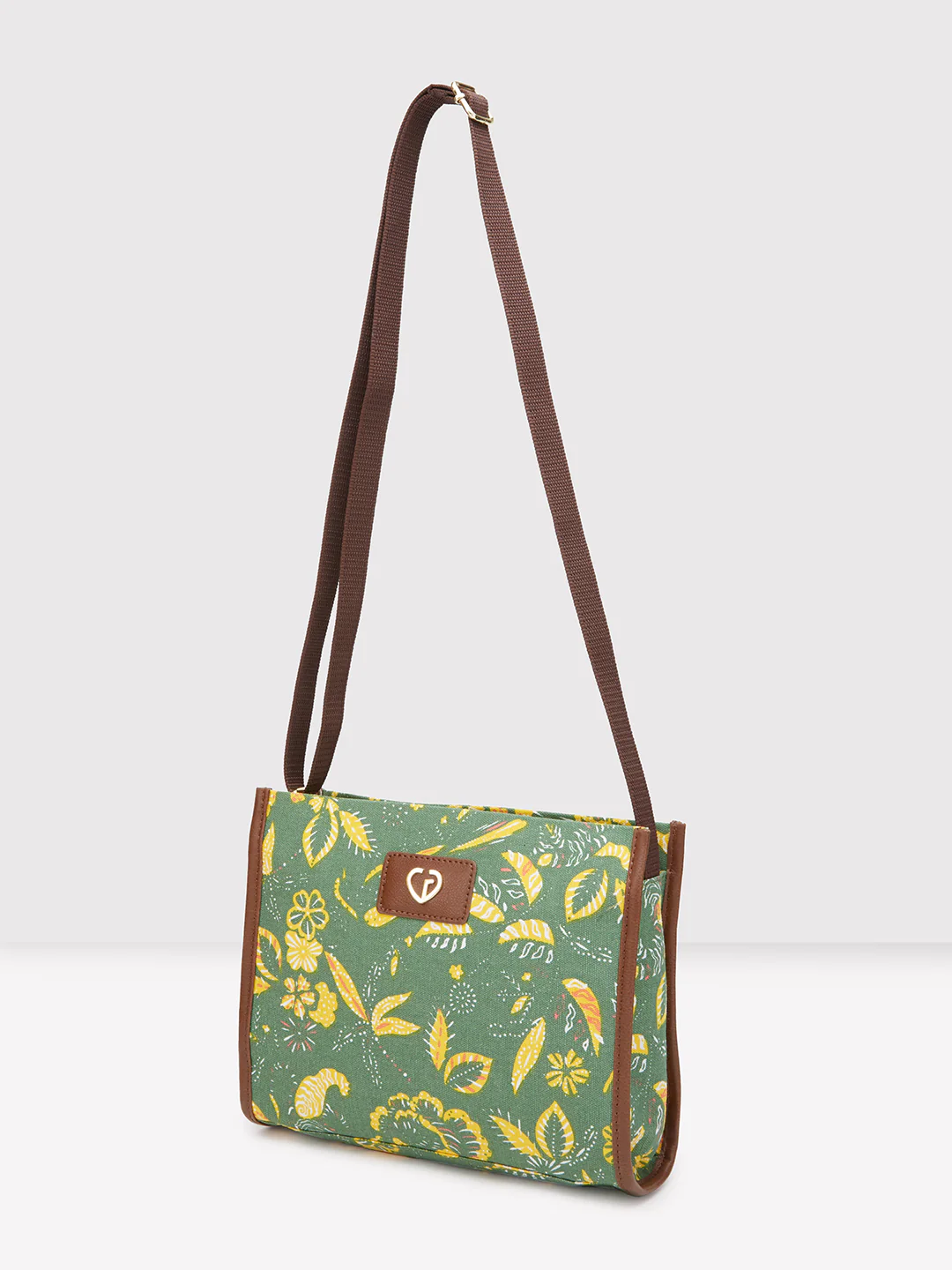Caprese Hazel Medium Olive Sling Bag - Image 5