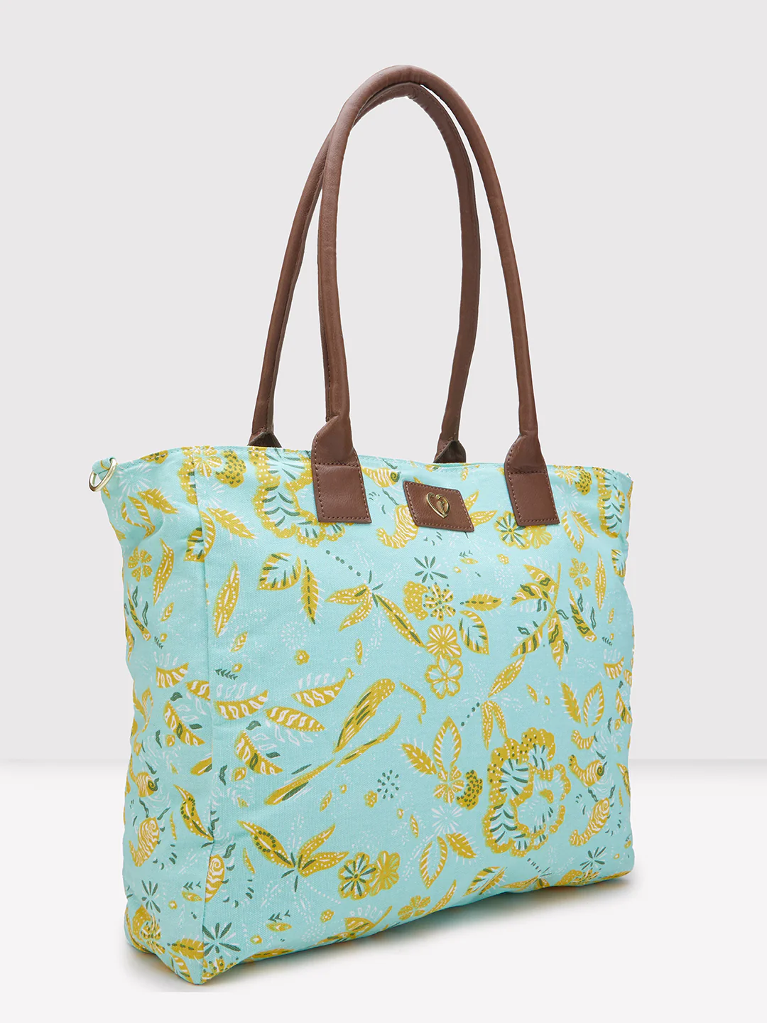 Caprese Hazel Large Aqua Tote Bag - Image 5