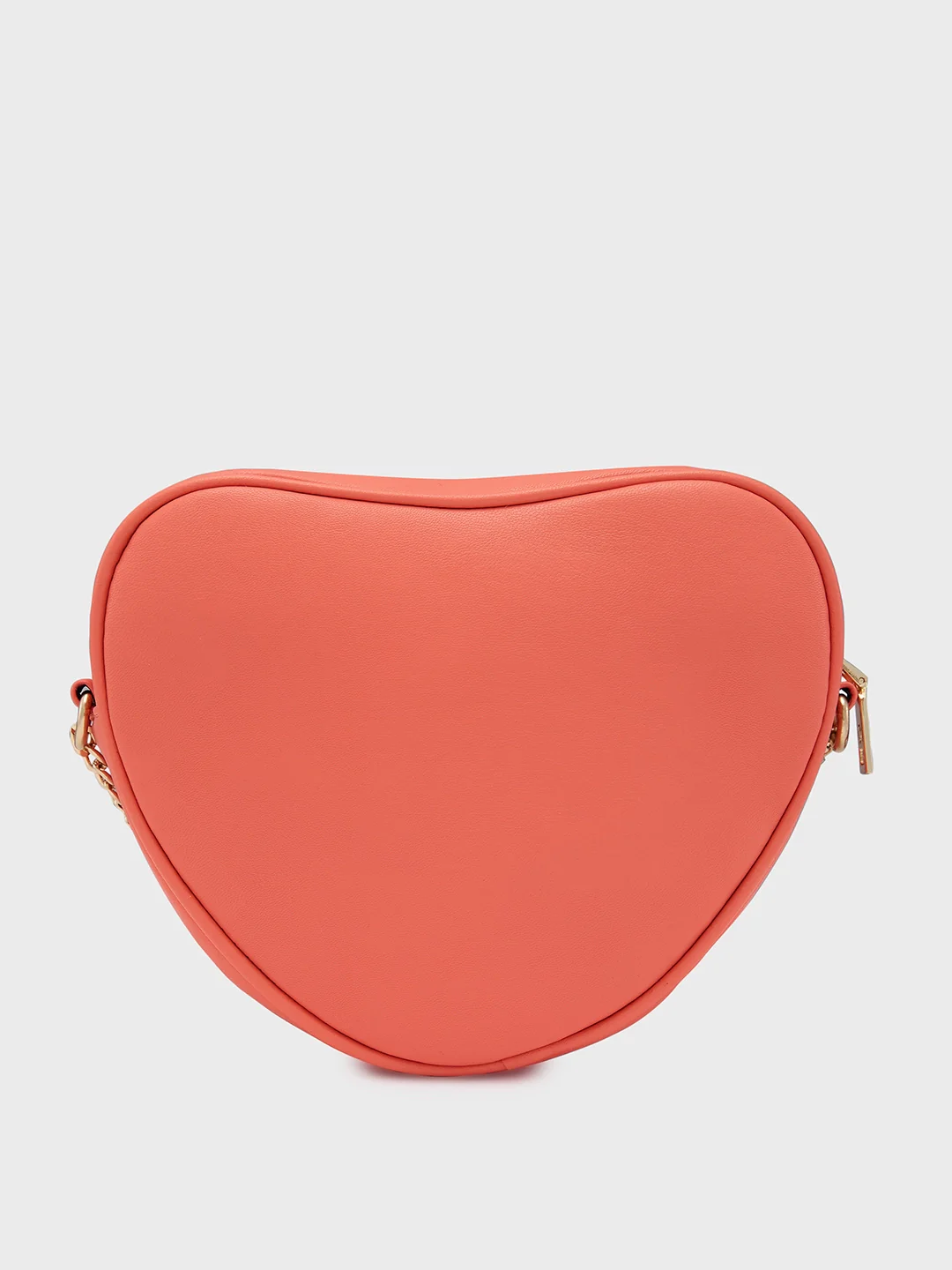 Caprese Hearty Small Coral Crossbody Bag - Image 3