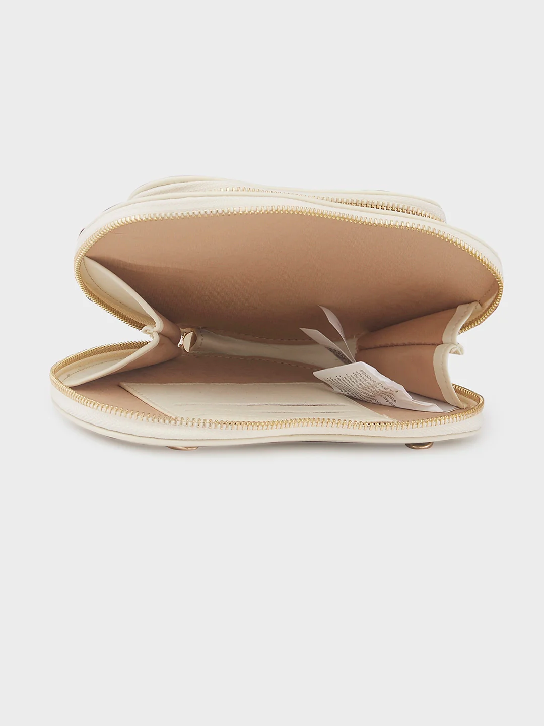 Caprese Hearty Small Cream Sling Bag - Image 10