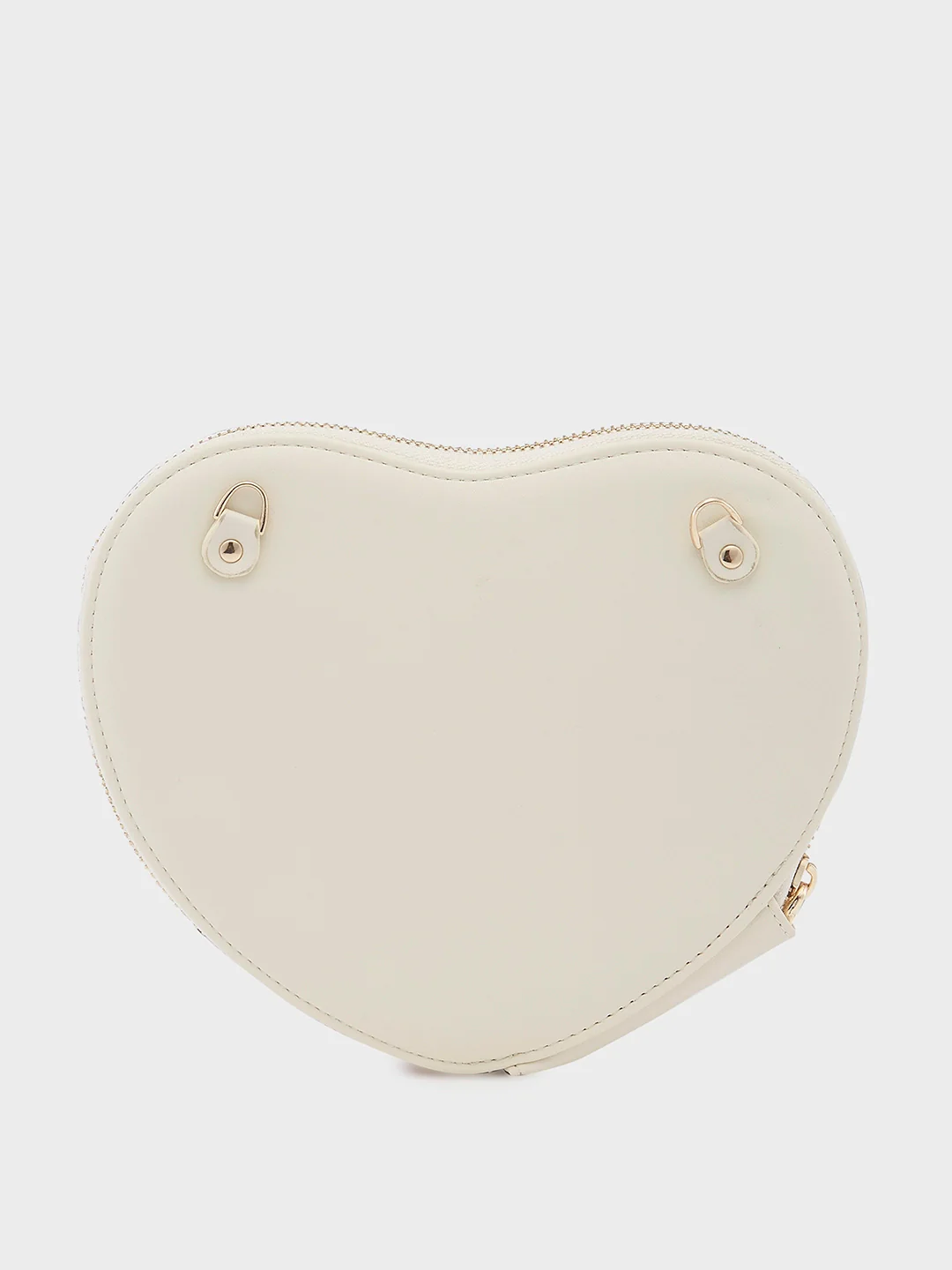 Caprese Hearty Small Cream Sling Bag - Image 4