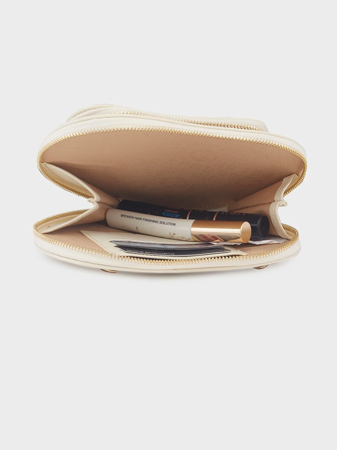 Caprese Hearty Small Cream Sling Bag - Image 9