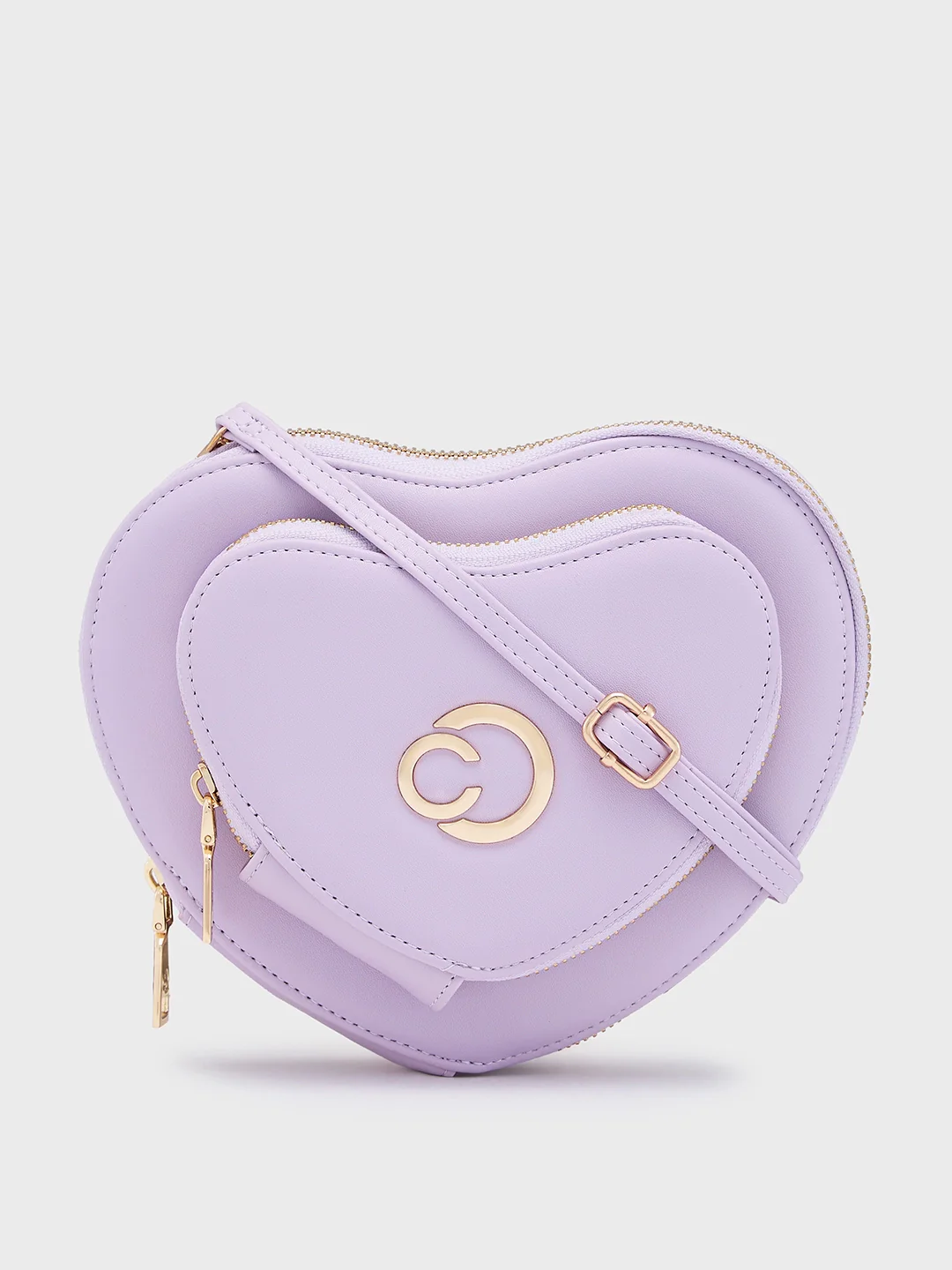 Caprese Hearty Small Lilac Sling Bag - Image 13