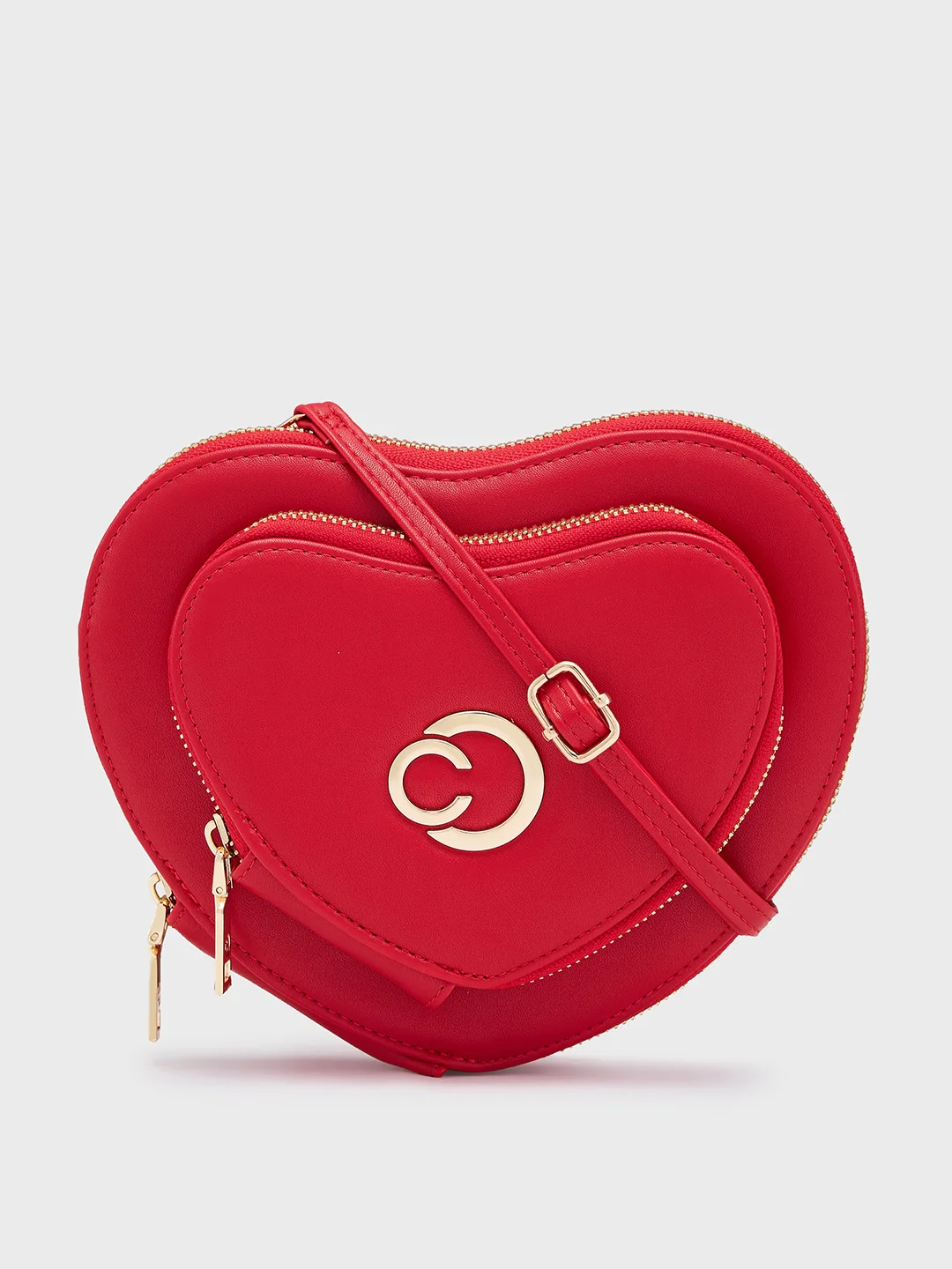 Caprese Hearty Small Red Sling Bag - Image 13