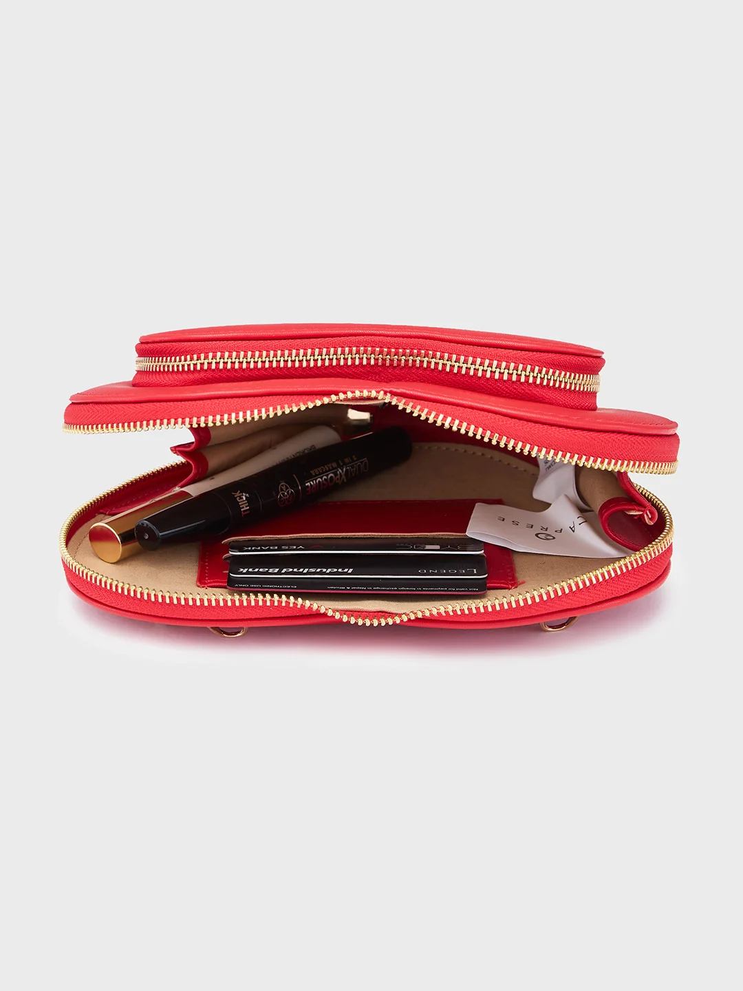 Caprese Hearty Small Red Sling Bag - Image 9