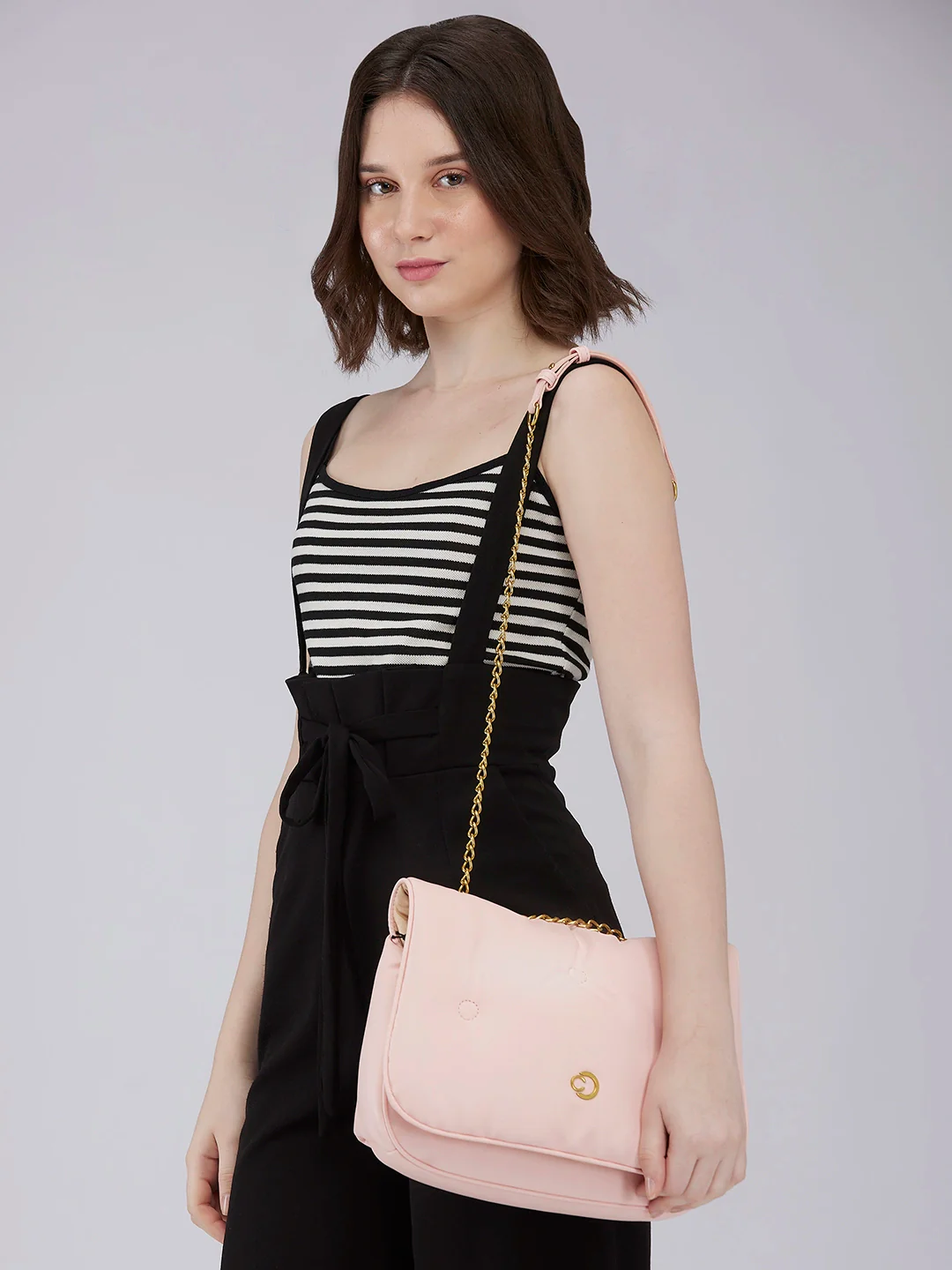 Caprese Heidi Large Blush Sling Bag - Image 2