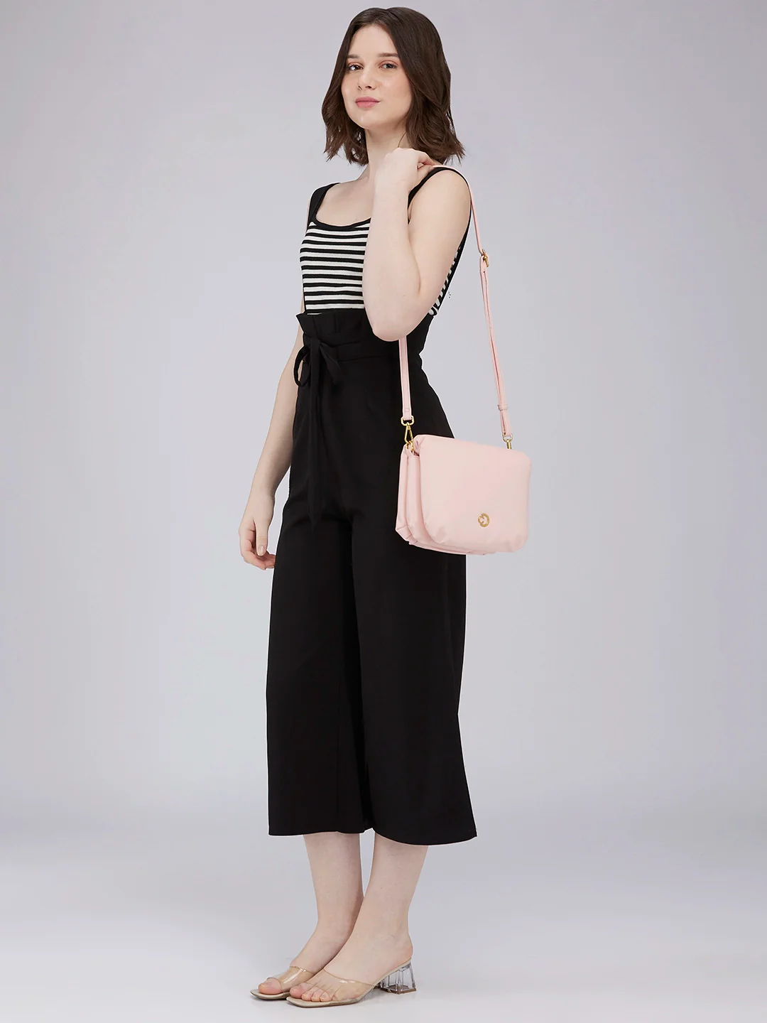 Caprese Heidi Medium Blush Sling Bag - Image 3