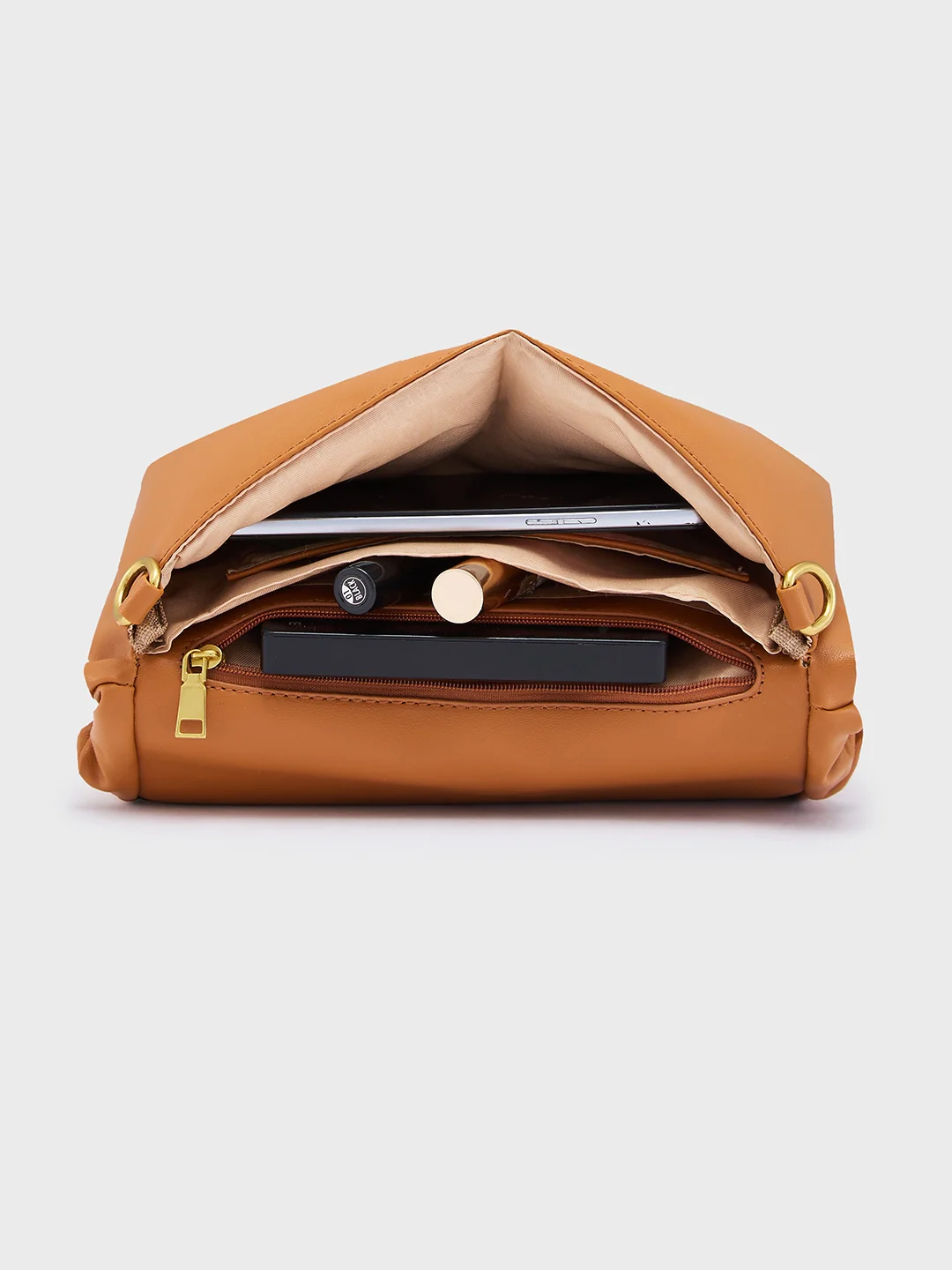 Caprese Heidi Medium Tan Sling Bag - Image 9