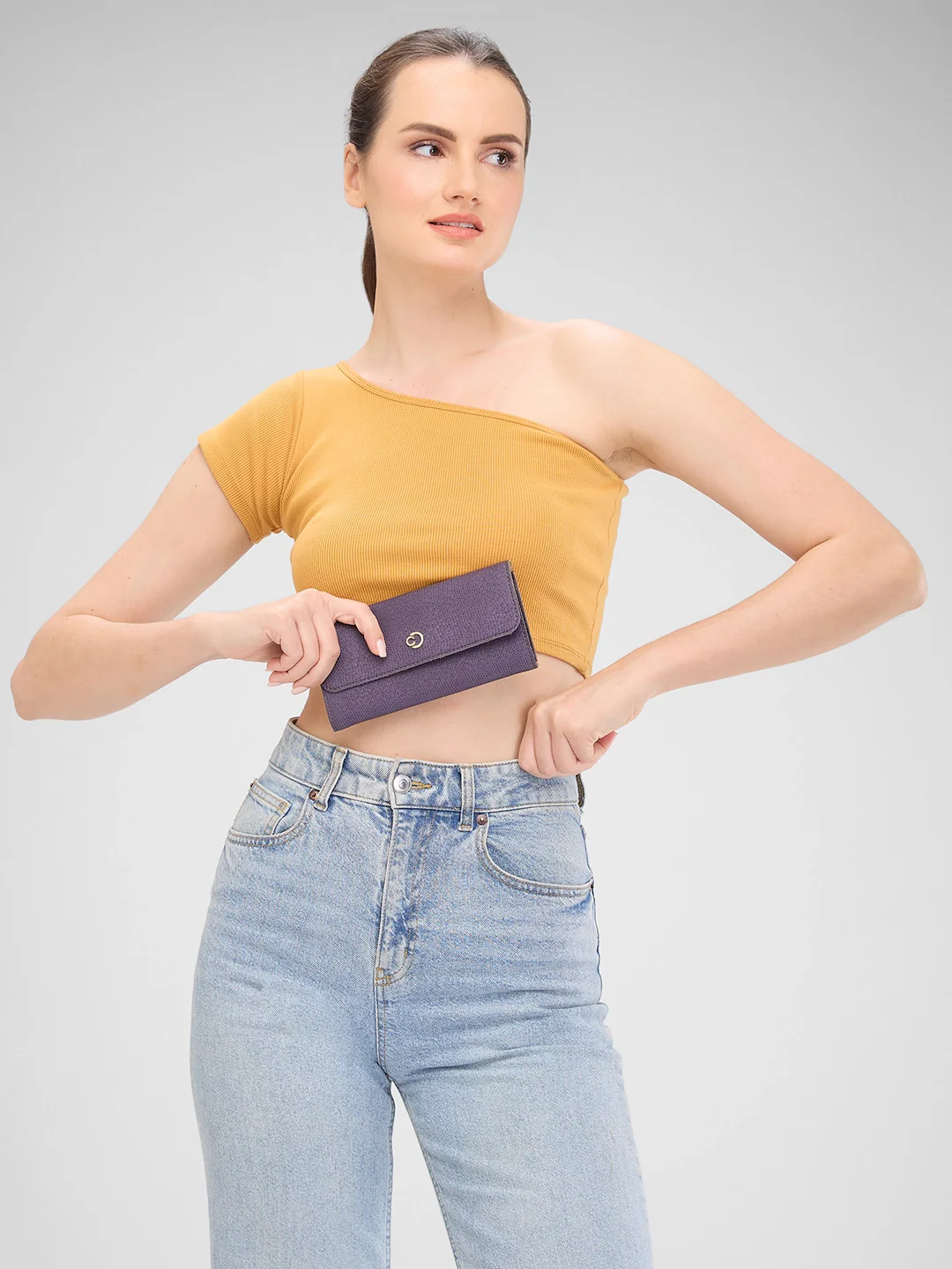 Caprese Helena Medium Plum Wallet - Image 6