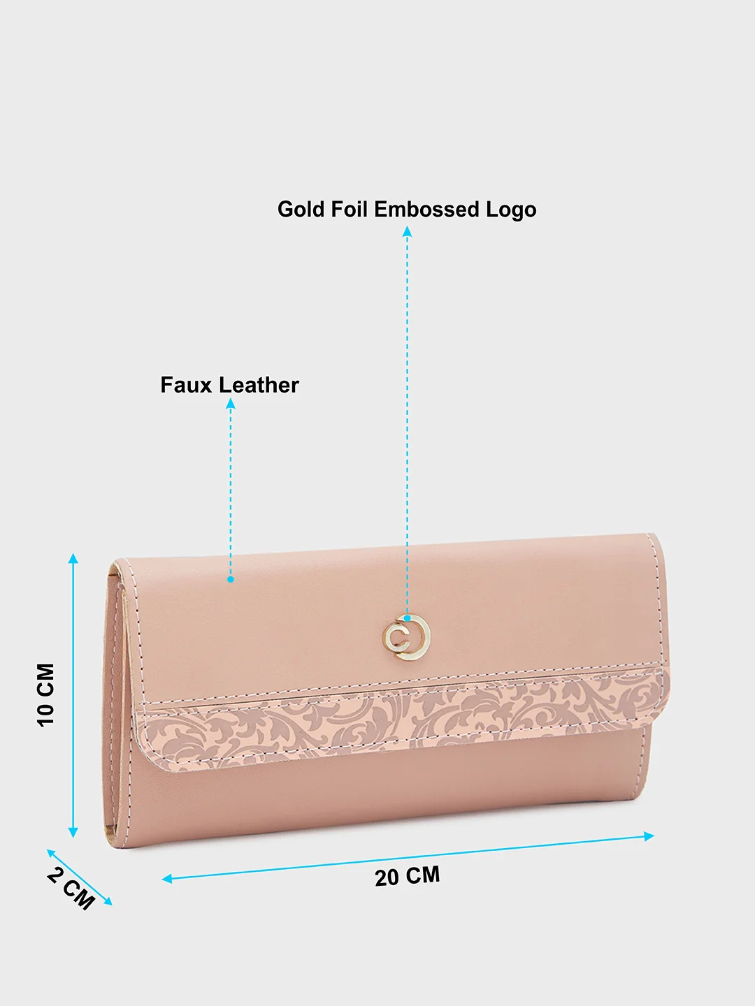 Caprese Helene Medium Blush Wallet - Image 9