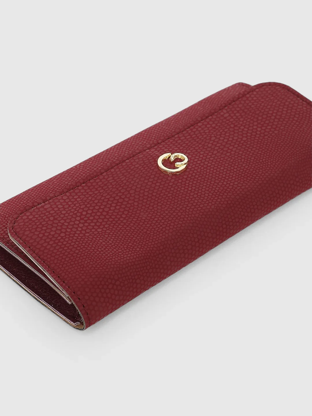 Caprese Helene Medium Maroon Wallet - Image 13