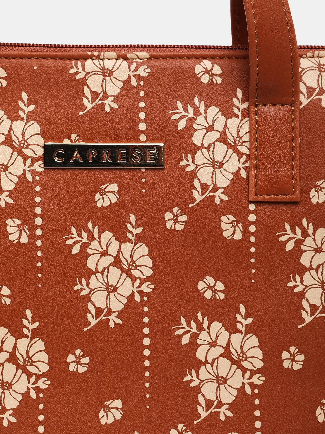 Caprese Hilton Medium Tan Laptop Bag - Image 7