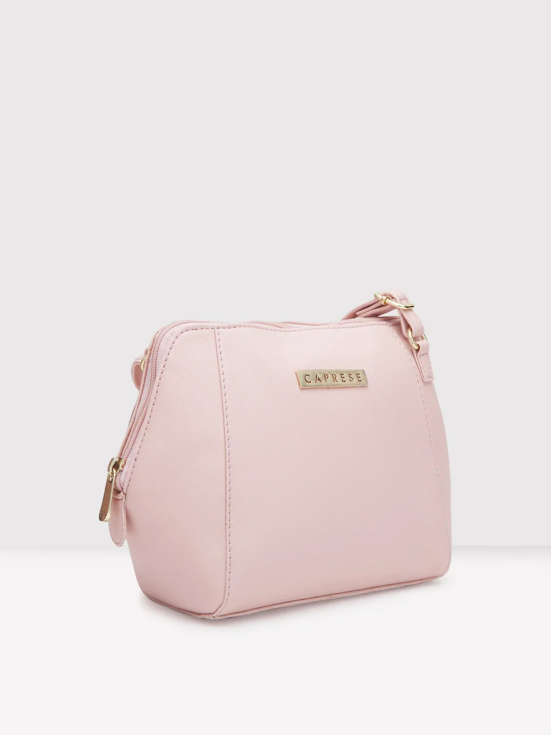 Caprese Holden Small Powder Pink Sling Bag - Image 4