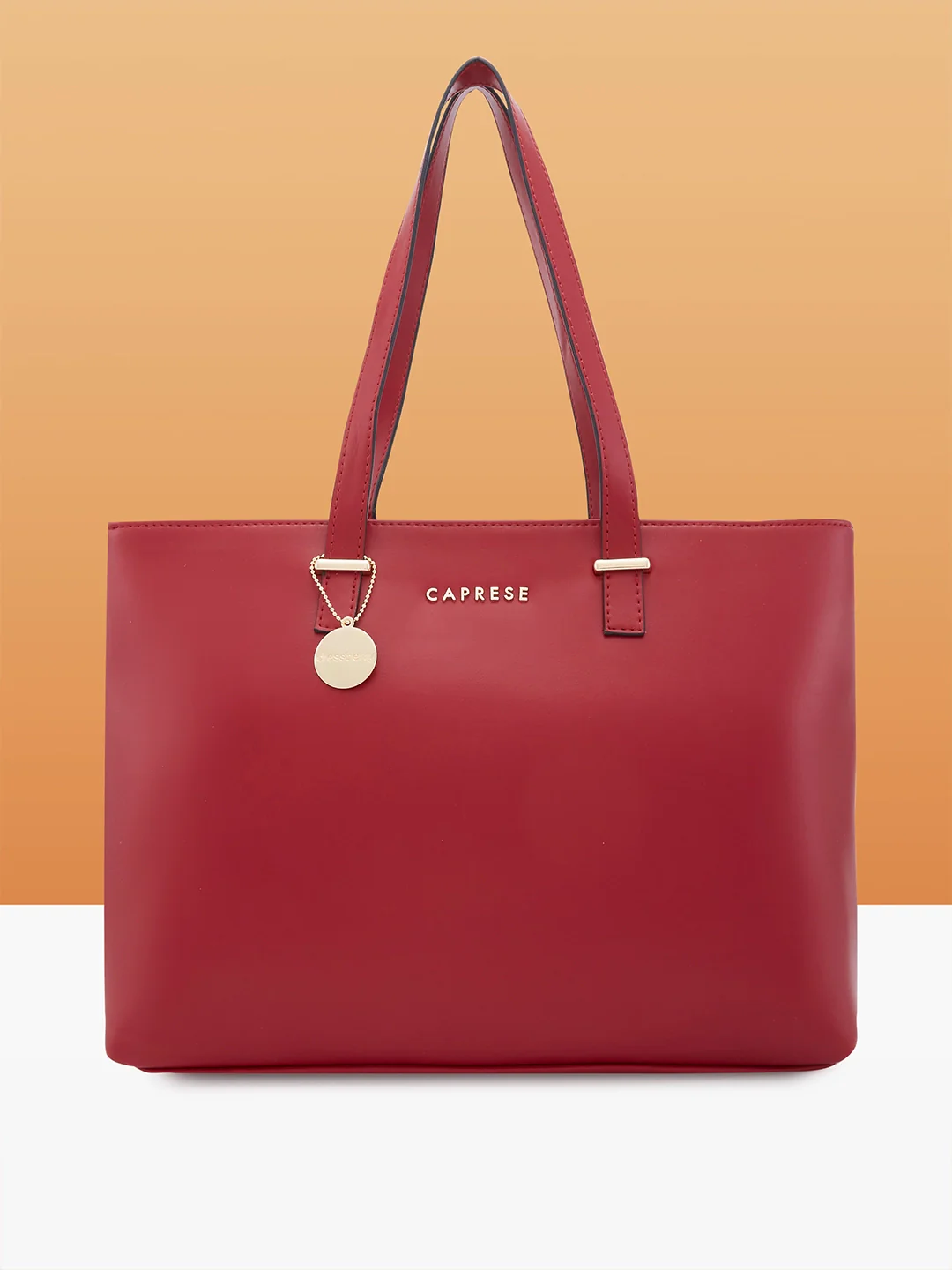 Caprese Imisi Medium Maroon Tote Bag