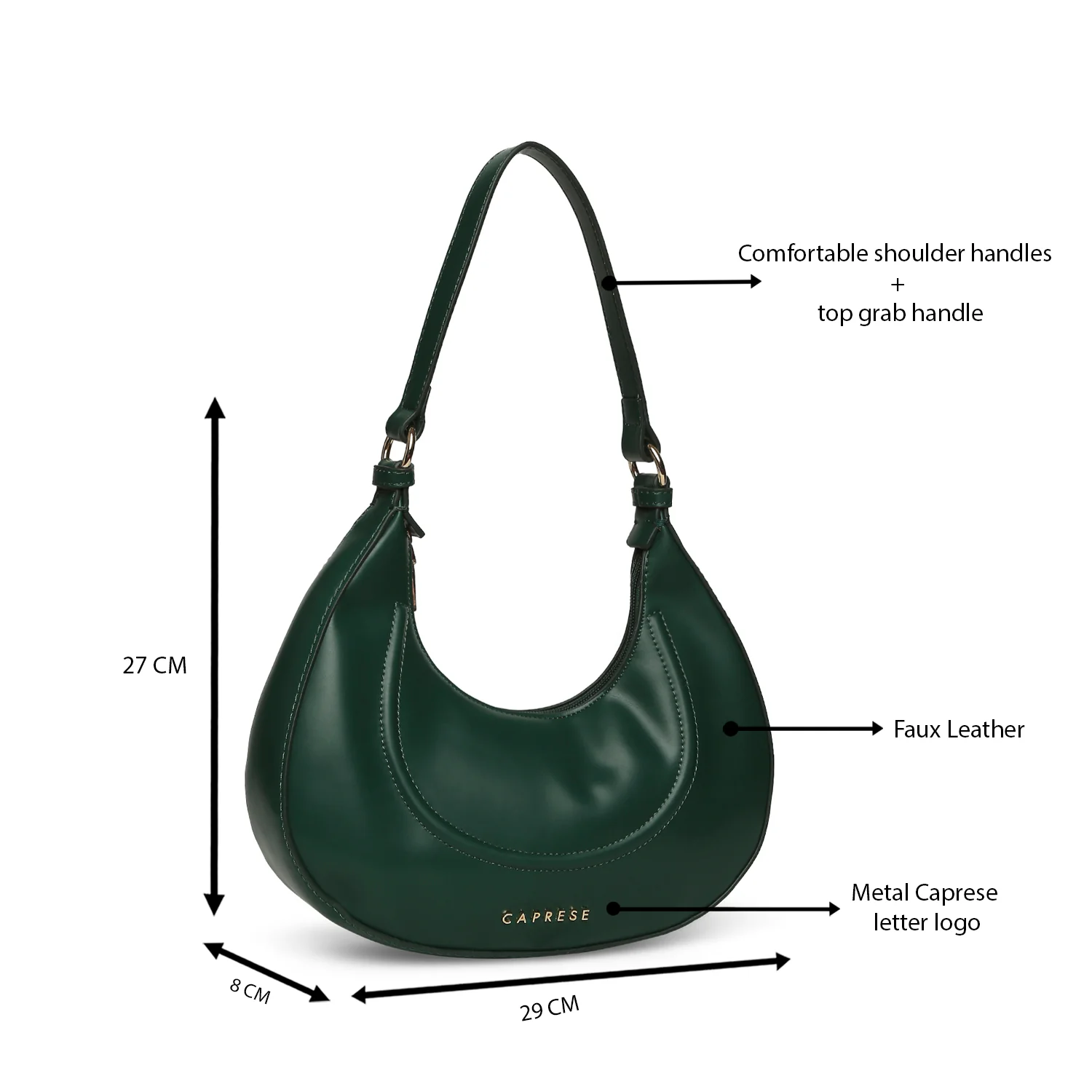 Caprese Inessa Medium Hobo Bag - Image 6